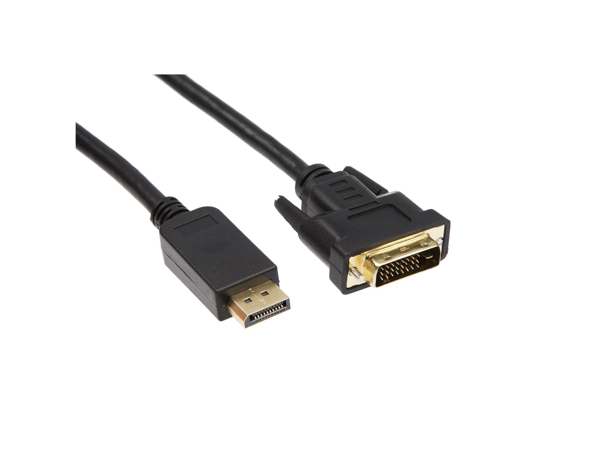 Displayport Till Dvi D Kabel M Svart Sk Rmkablar Komplett Se