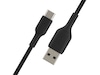 Belkin USB-A till USB-C kabel 1m (svart) USB-kablar