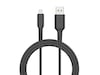 USB-A till lightning kabel 0,5m (svart) USB-kablar