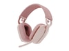 Logitech Zone Vibe 100 trådlös headset (rosa) Hörlurar