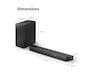 Philips TAB7807/10 3.1 Soundbar med trådlös subwoofer Soundbars