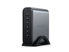 Satechi GaN 6Port 200W Laddstation (space gray) Mobilladdare