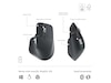 Logitech MX Keys S bundle (graphite) Tangentbord