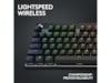 Logitech G Pro X TKL Lightspeed Trådlöst Gamingtangentbord (svart) Gamingtangentbord