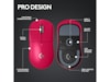 Logitech G Pro X Superlight 2 Lightspeed Trådlös Gamingmus (Magenta) Gamingmus