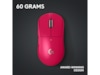 Logitech G Pro X Superlight 2 Lightspeed Trådlös Gamingmus (Magenta) Gamingmus