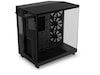 NZXT H6 Flow Case Dual Chamber Mid Tower (svart) Midi tower