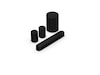 Sonos Beam (Gen2) Soundbar (svart) + 2x Era 100 och 1x Sub Mini Soundbars