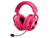 Logitech Pro X 2 Lightspeed Trådlöst Gaming Headset (magenta) Gamingheadset