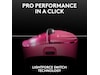 Logitech G Pro X Superlight 2 DEX trådlös gamingmus (rosa) Gamingmus