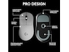 Logitech G Pro X Superlight 2 DEX trådlös gamingmus (vit) Gamingmus