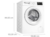 Bosch Serie 4 WAN28020SN Tvättmaskin (vit) Tvättmaskin