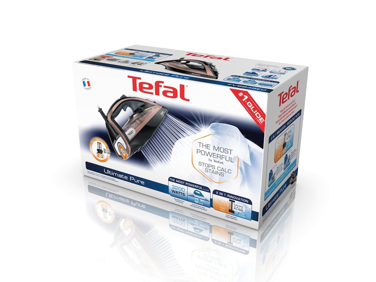 Tefal Ultimate Pure FV9845E0 strykjärn Strykjärn