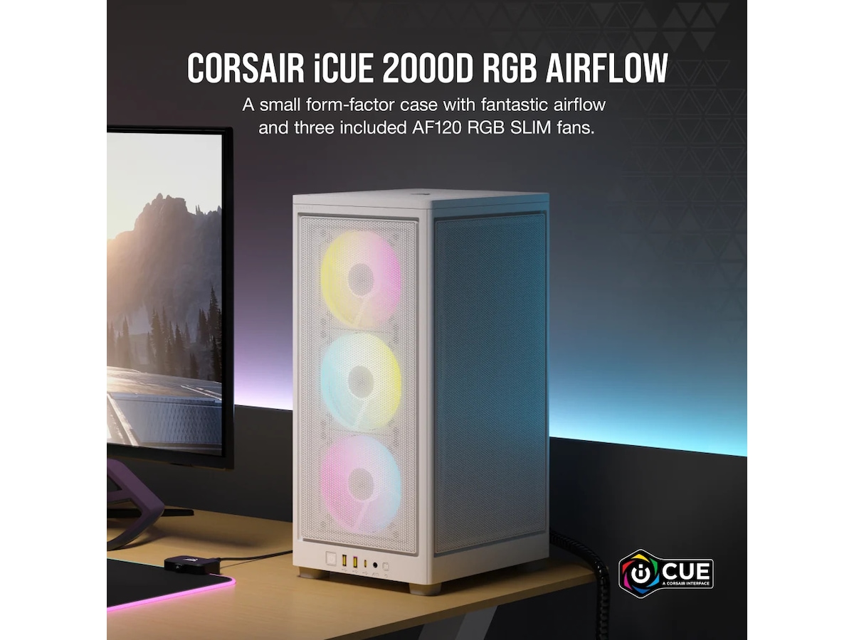 Corsair iCUE 2000D RGB AIRFLOW  Mini-ITX (vit) Mini/Micro/Nano tower