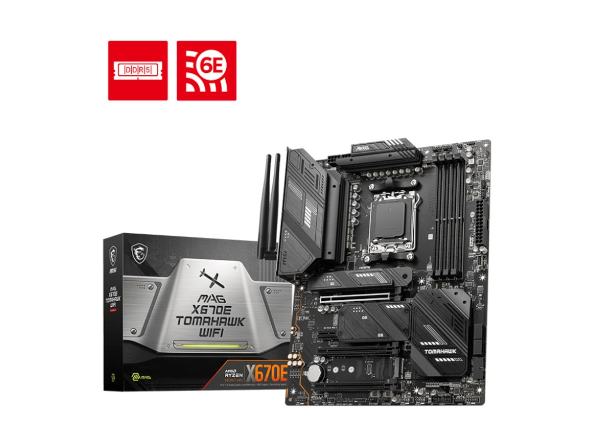 MSI MAG X670E Tomahawk WiFi Moderkort AMD Socket