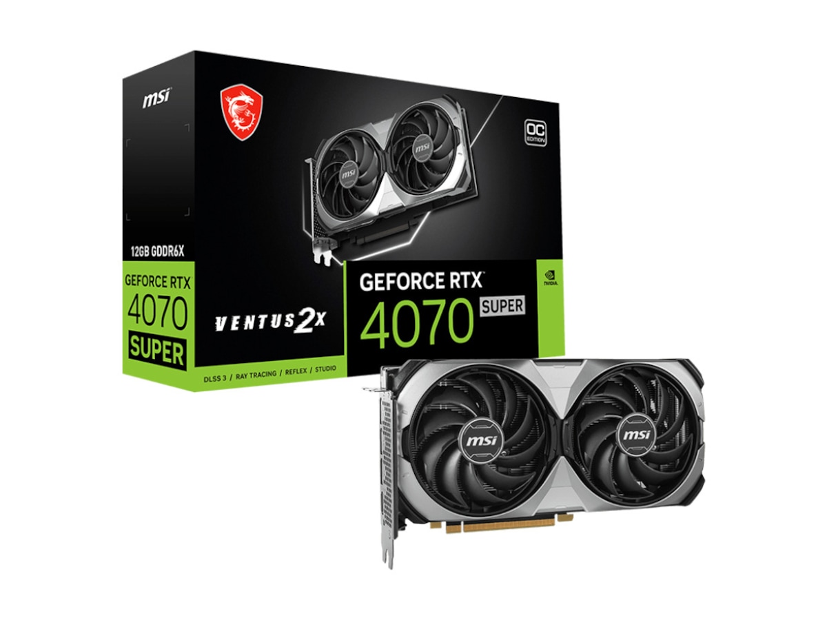 MSI GeForce RTX Ventus 2X 4070 SUPER OC Grafikkort