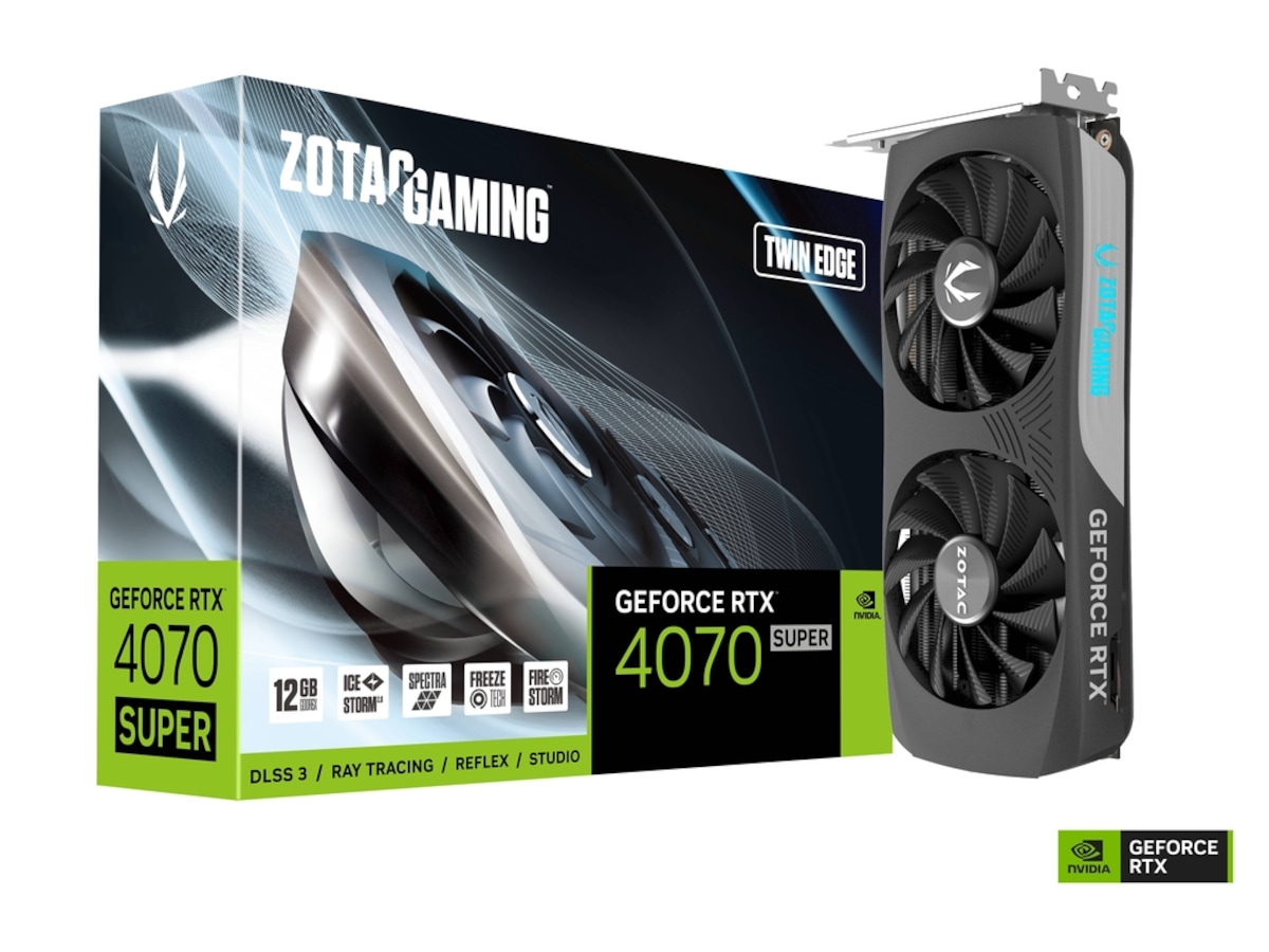 ZOTAC GAMING GeForce RTX 4070 SUPER Twin Edge Grafikkort