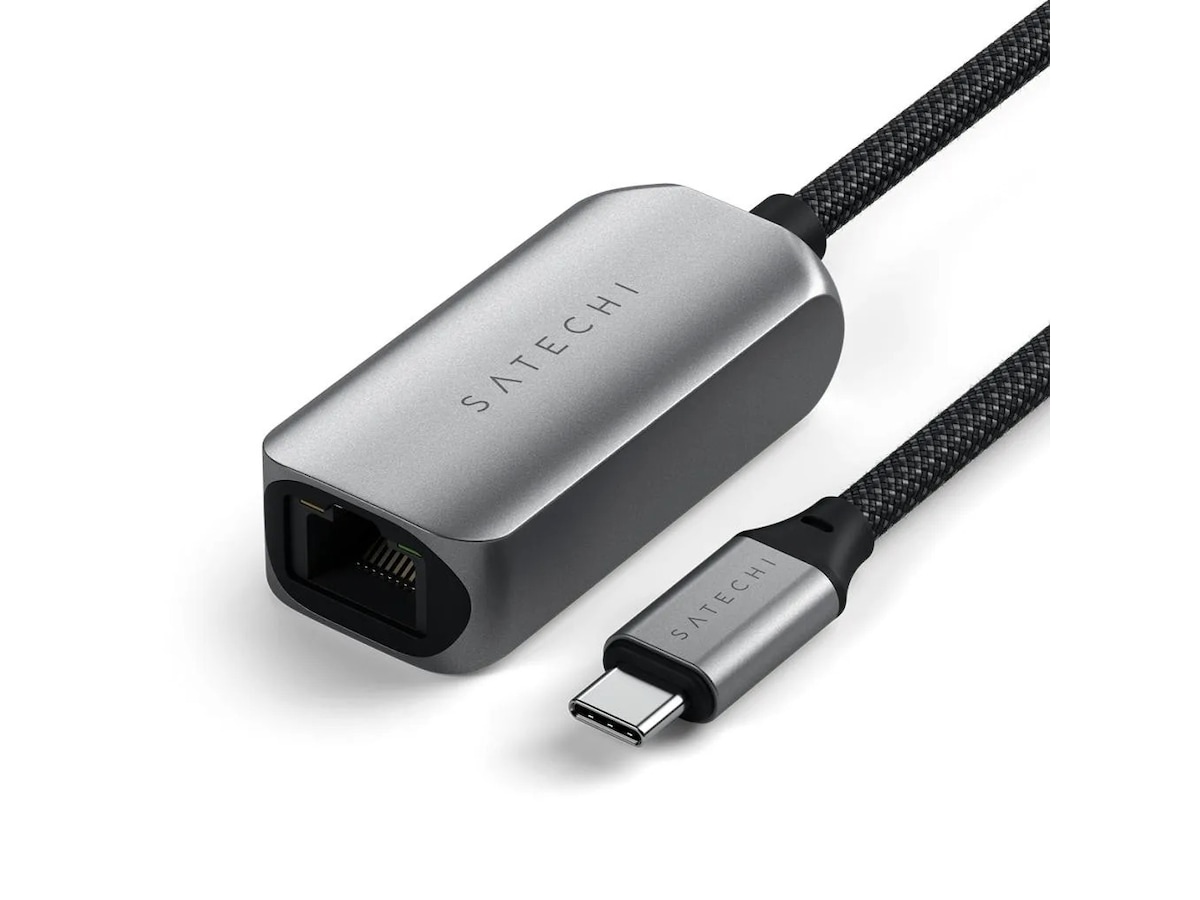 Satechi USB-C til Ethernet Adapter 18cm (grå) Kabel adapter och övergångar