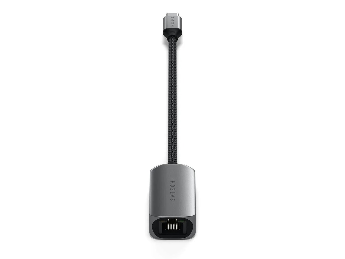 Satechi USB-C til Ethernet Adapter 18cm (grå) Kabel adapter och övergångar