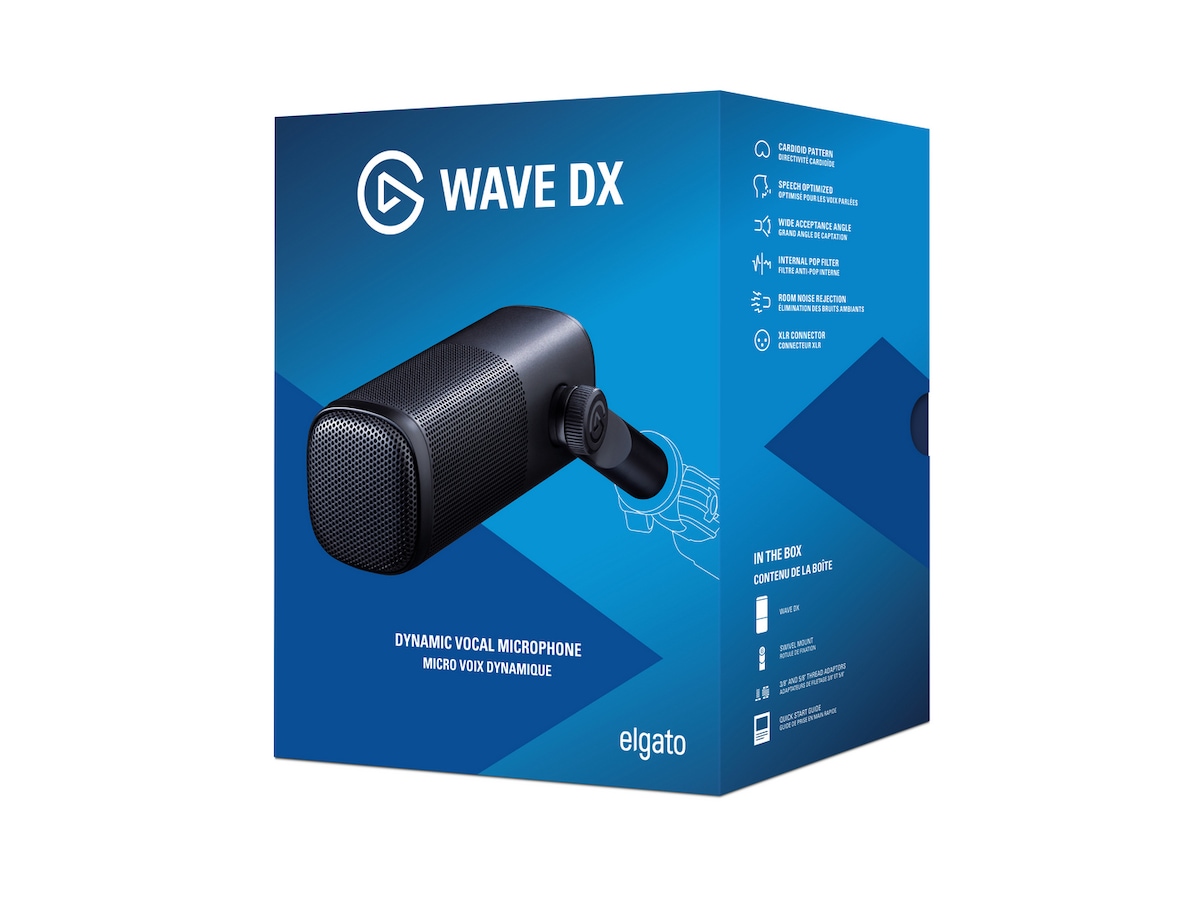 Elgato Wave DX Dynamisk vokal mikrofon Mikrofon