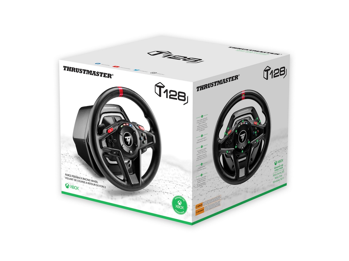 Thrustmaster T128 Xbox (svart) Ratt och pedaler