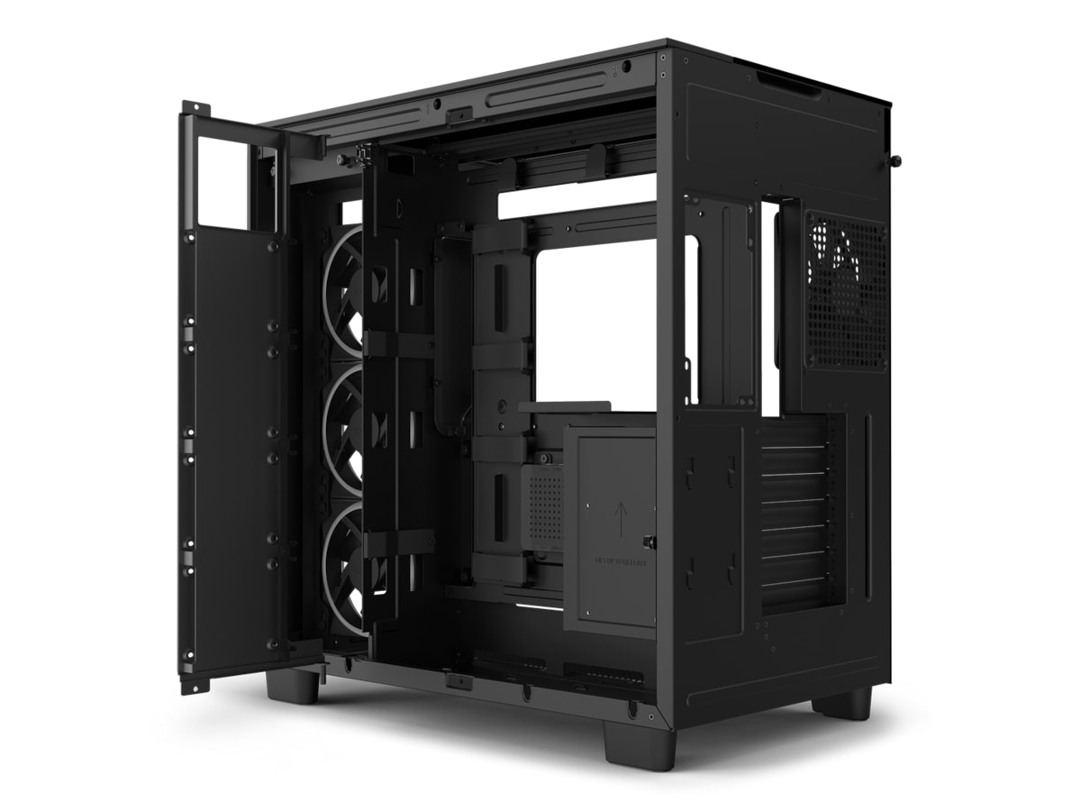 NZXT H9 Elite Dual Chamber Mid Tower (svart) Midi tower