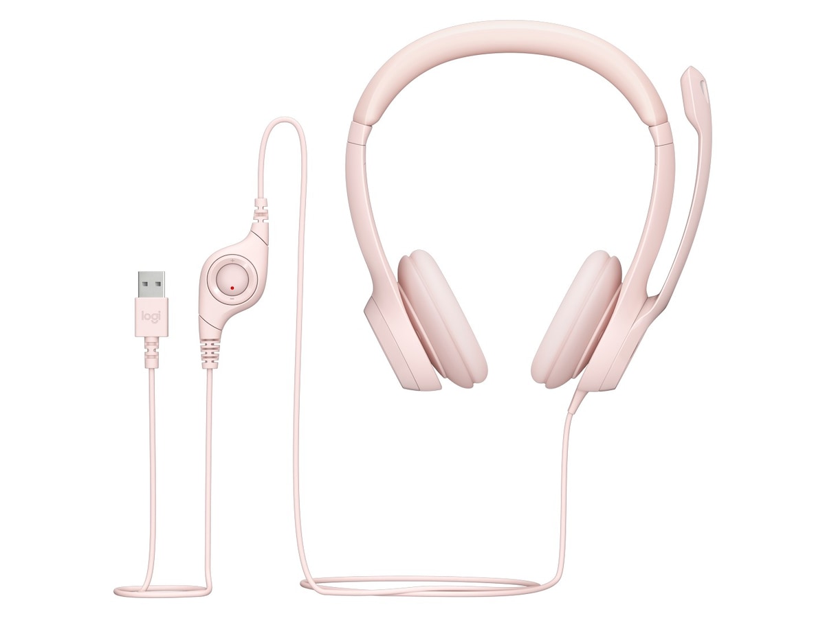 Logitech H390 USB PC headset (rose) Headset