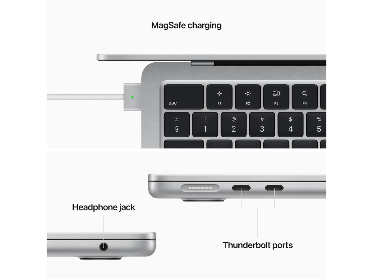 MacBook Air 13 M2 (2022) 512GB (silver) Datorer - Bärbara / laptop