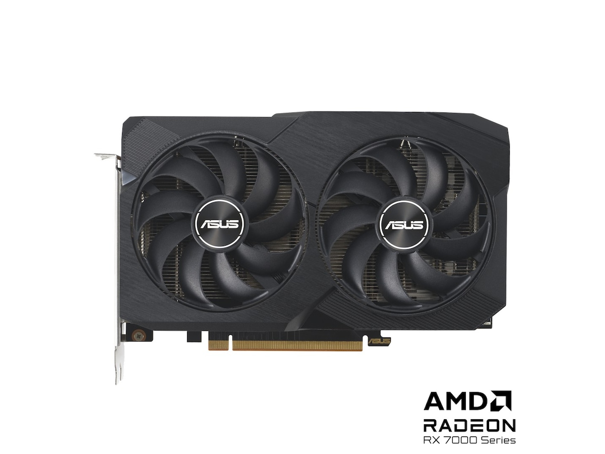 ASUS Dual Radeon RX 7600 V2 OC Grafikkort