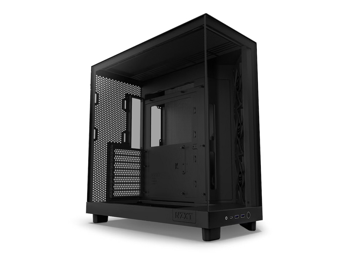 NZXT H6 Flow Case Dual Chamber Mid Tower (svart) Midi tower