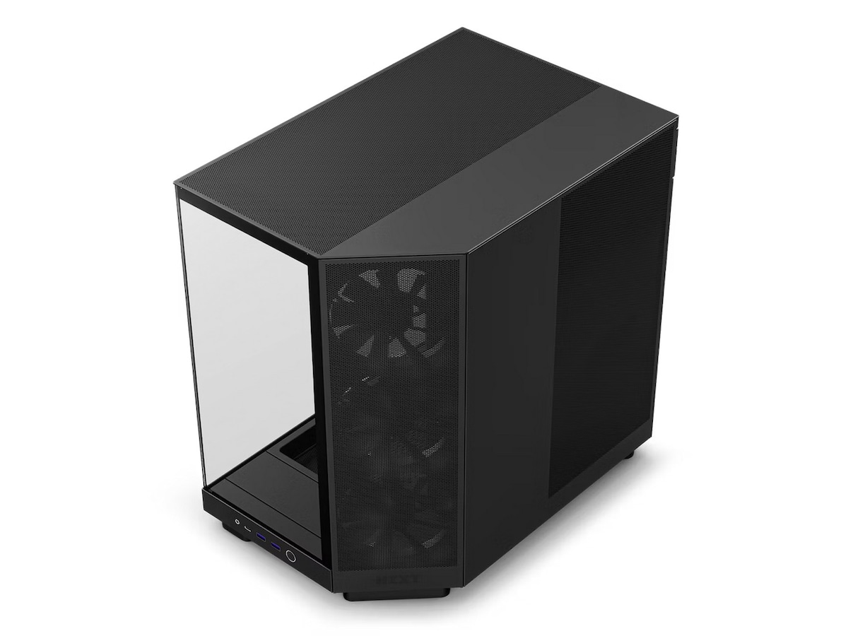 NZXT H6 Flow Case Dual Chamber Mid Tower (svart) Midi tower