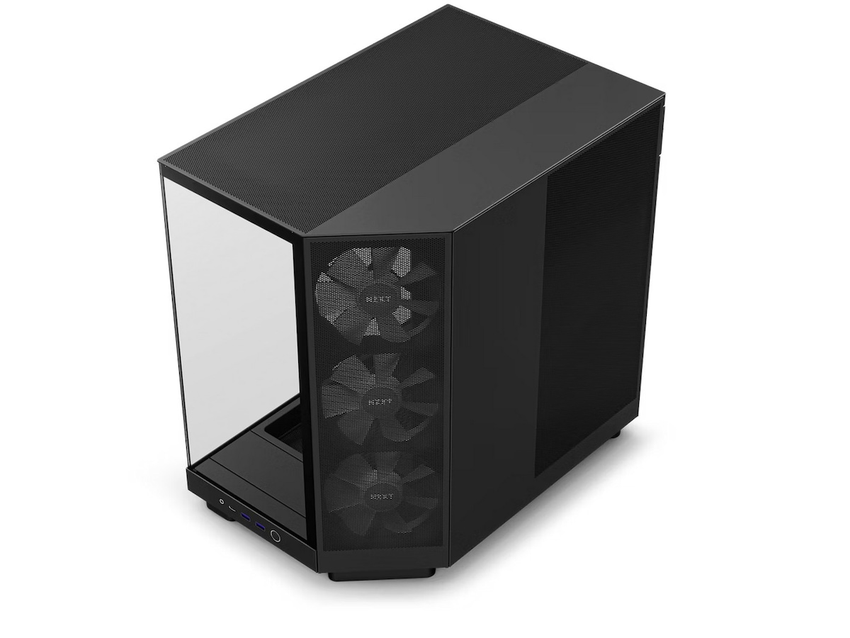 NZXT H6 Flow Case Dual Chamber RGB Mid Tower (svart) Midi tower