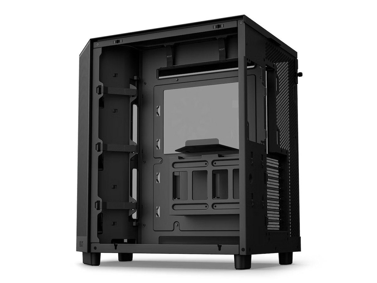 NZXT H6 Flow Case Dual Chamber RGB Mid Tower (svart) Midi tower