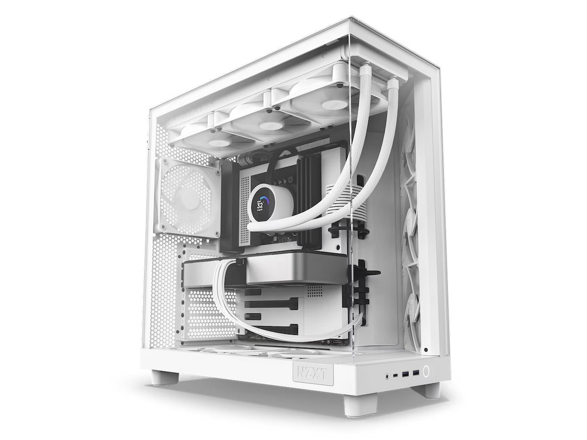 NZXT H6 Flow Case Dual Chamber Mid Tower (vit) Midi tower