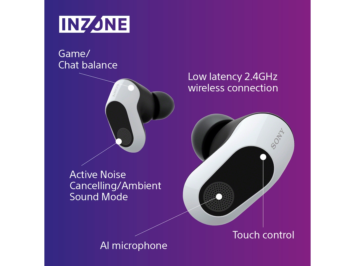 Sony INZONE Buds True Wireless Gaming Hörlurar (vit) Hörlurar