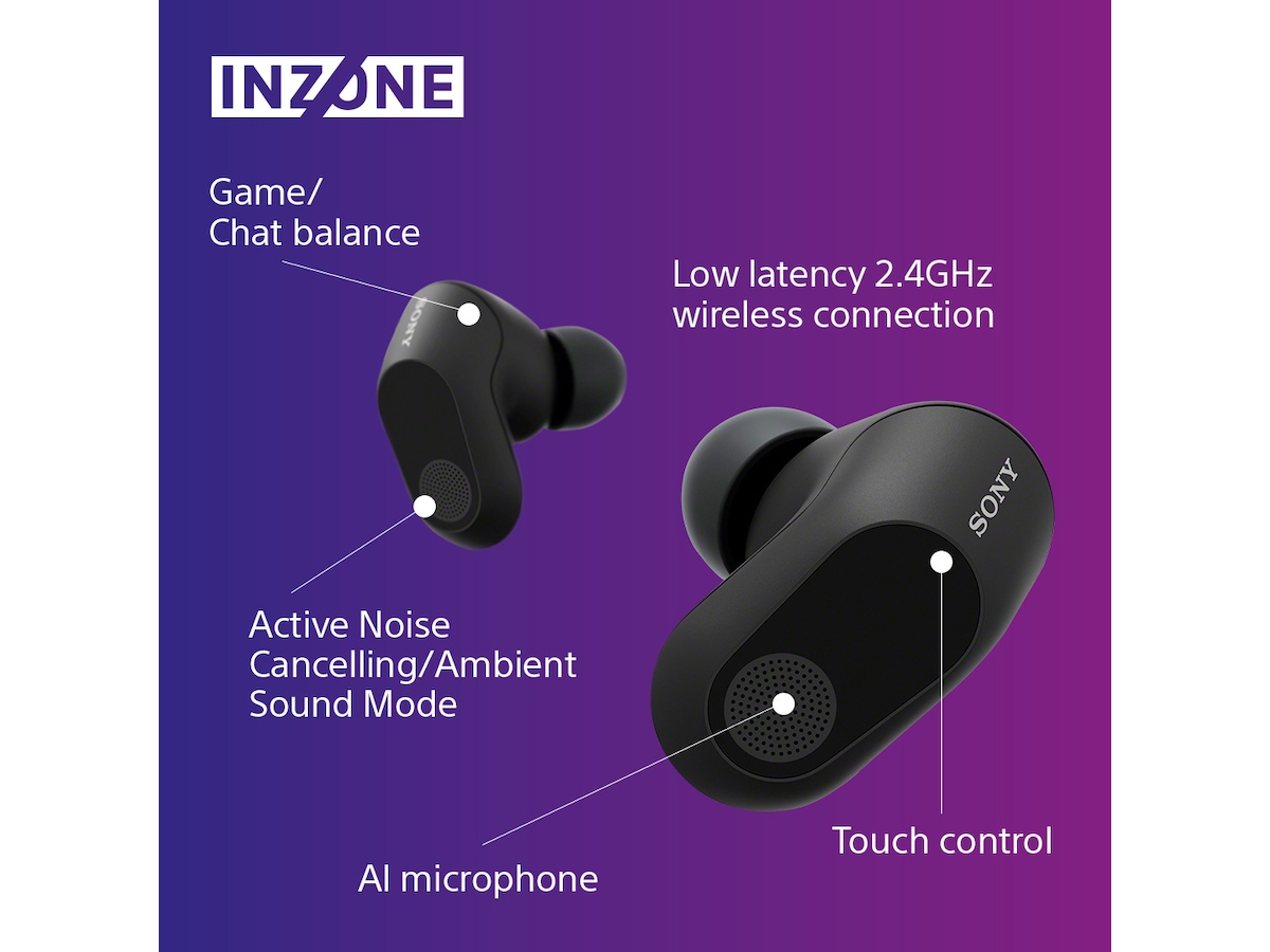 Sony INZONE Buds True Wireless Gaming Hörlurar (svart) Hörlurar