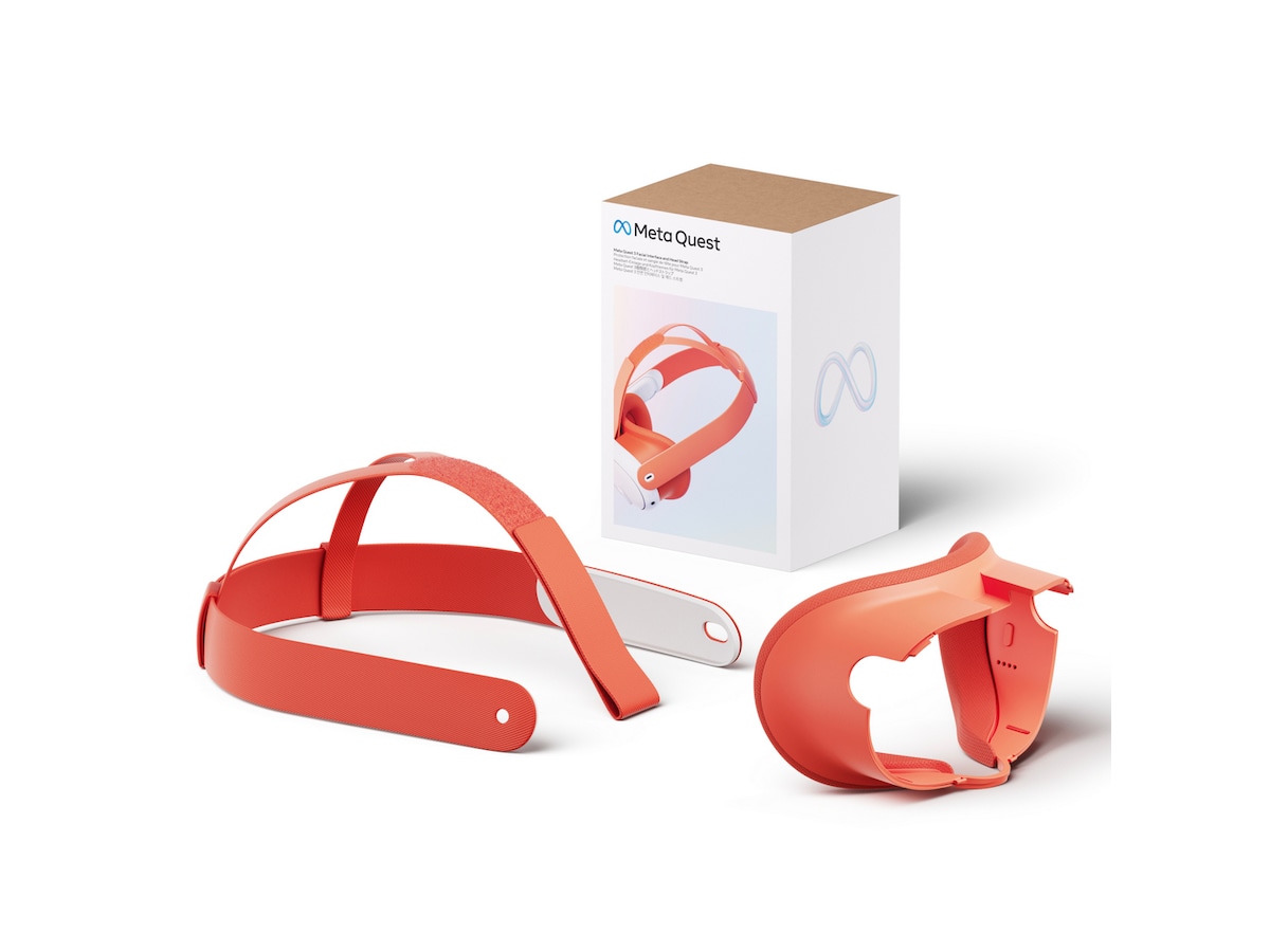 Meta Ansiktsdel och huvudrem (orange) VR-tillbehör