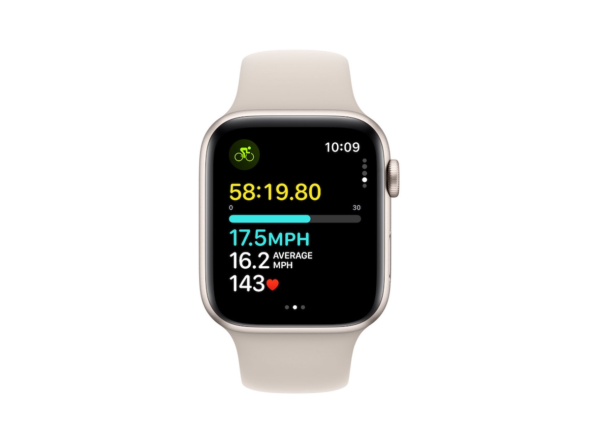 Apple Watch Series SE 44mm GPS Aluminium (stjärnglans) Smartwatches