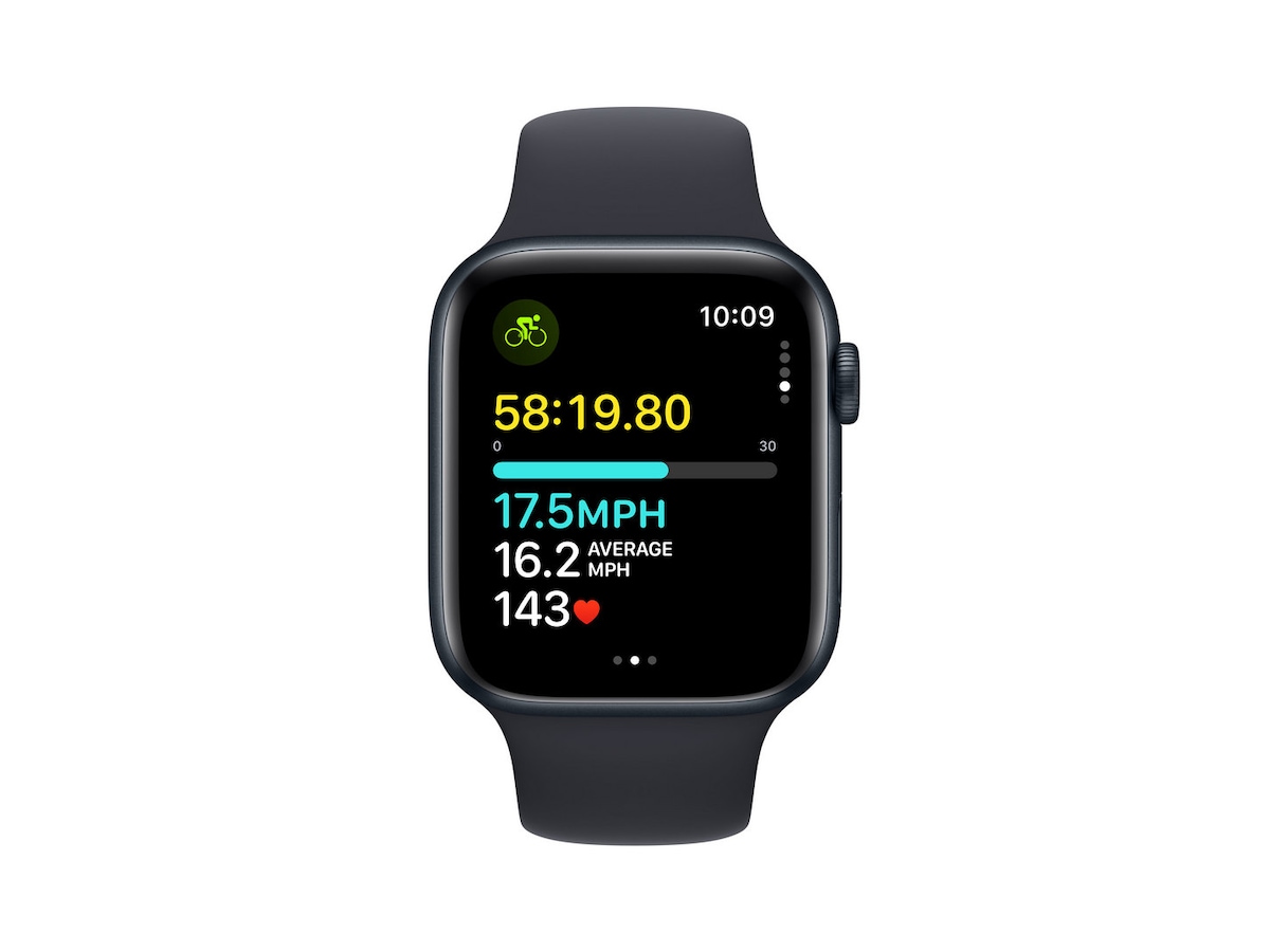 Apple Watch Series SE 44mm GPS Aluminium (midnatt) Smartwatches