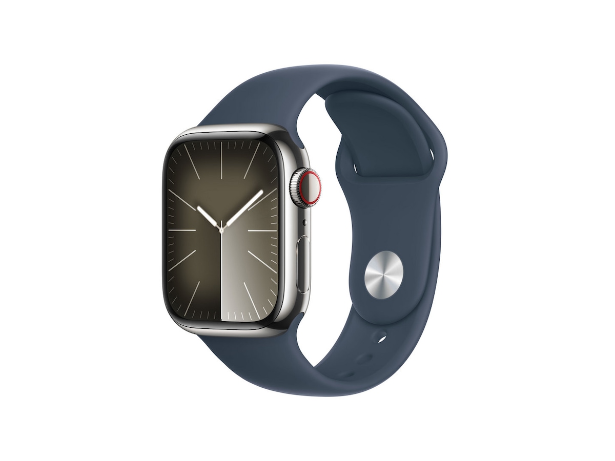 Apple Watch Series 9 GPS + LTE 41mm Rostfritt stål (silver) Smartwatches