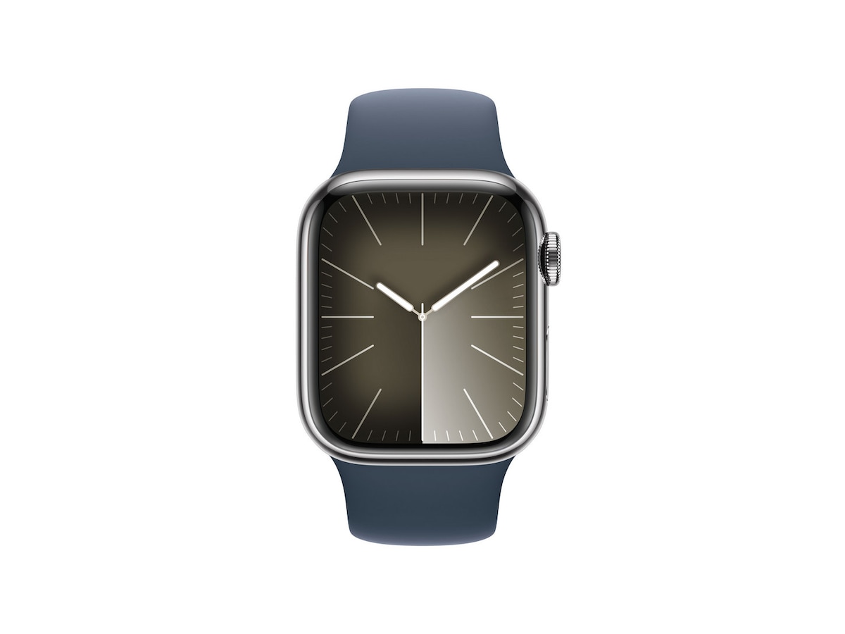 Apple Watch Series 9 GPS + LTE 41mm Rostfritt stål (silver) Smartwatches