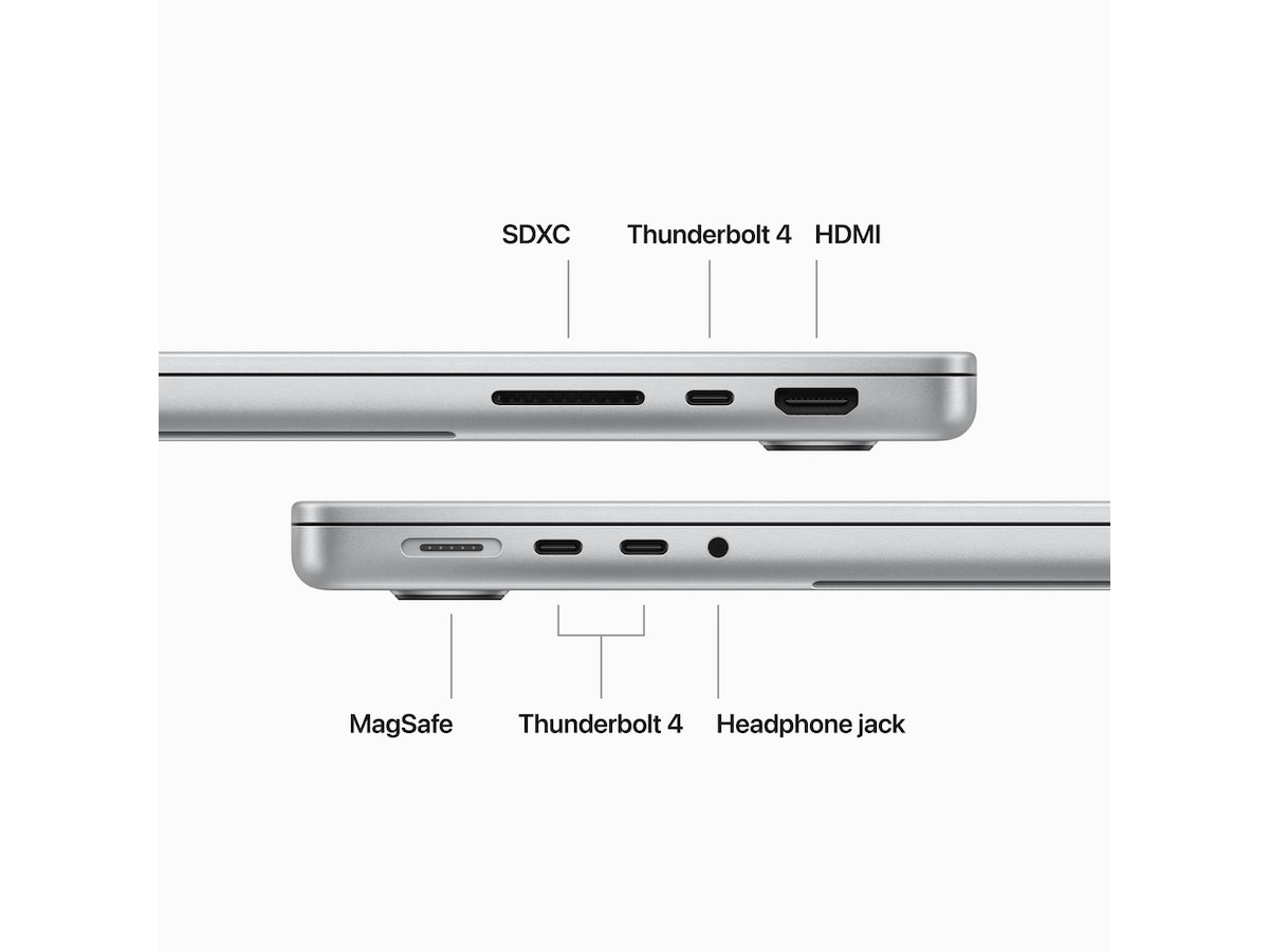 Macbook Pro 14 M3 Pro (2023) 512GB (silver) Datorer - Bärbara / laptop