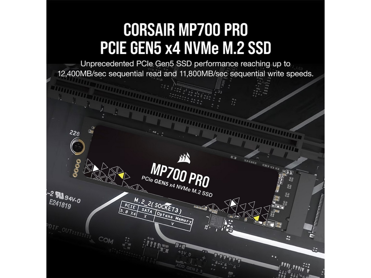 Corsair MP700 PRO 2TB NVMe 2.0 M.2 SSD SSD M.2