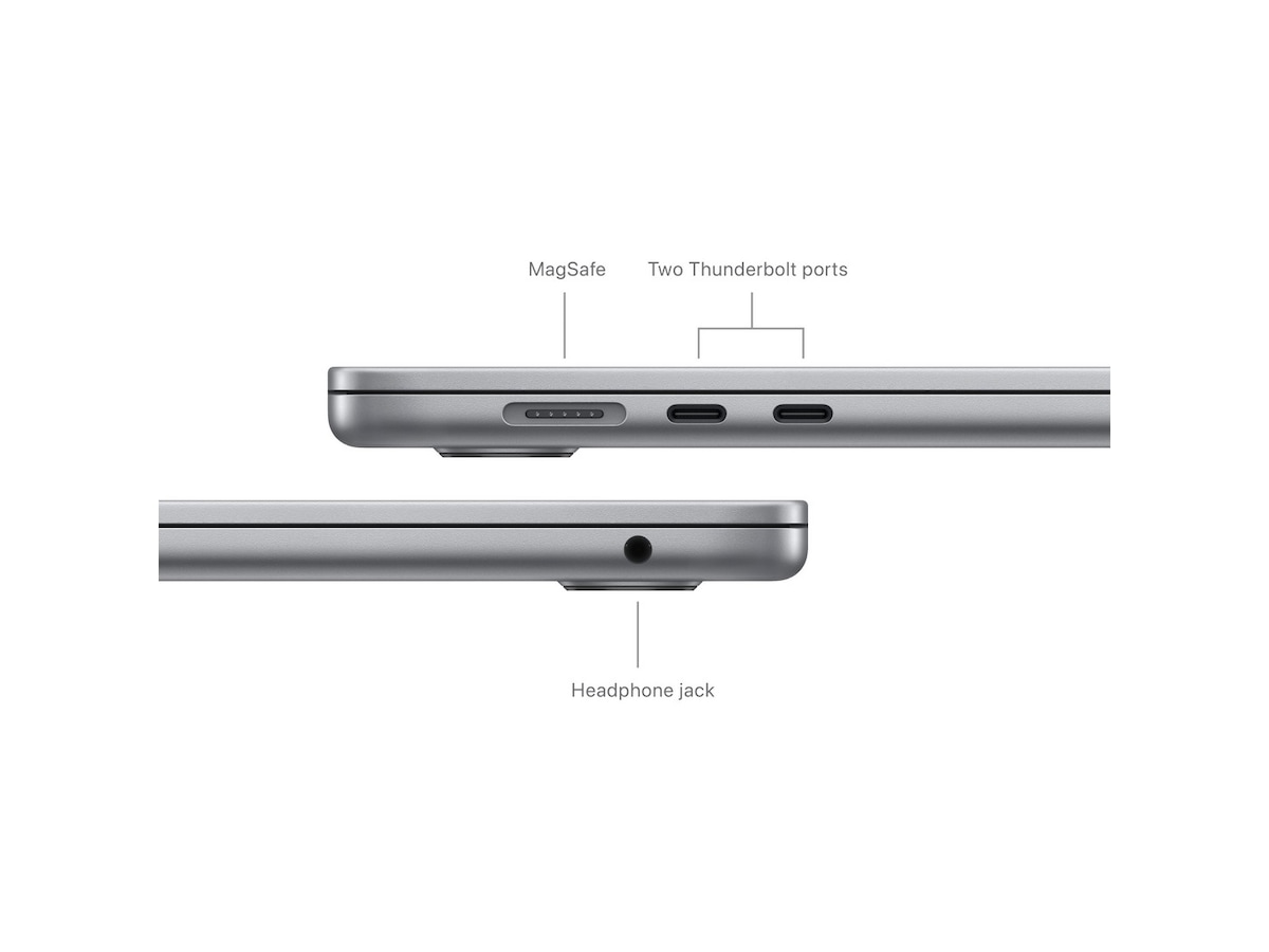 Macbook Air 15 (2024) 256GB (rymdgrå) Datorer - Bärbara / laptop