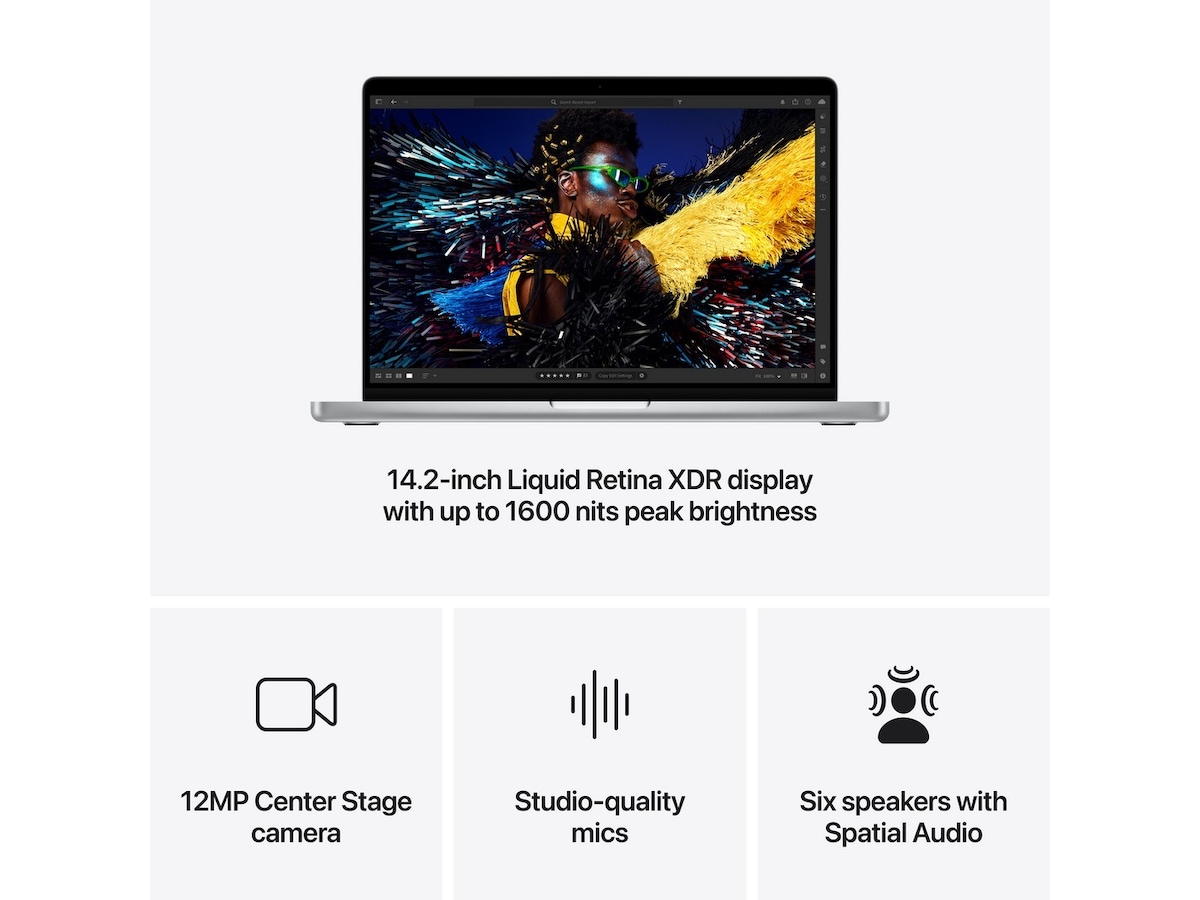 Macbook Pro 14 M4 (2024) 512GB (silver) Datorer - Bärbara / laptop