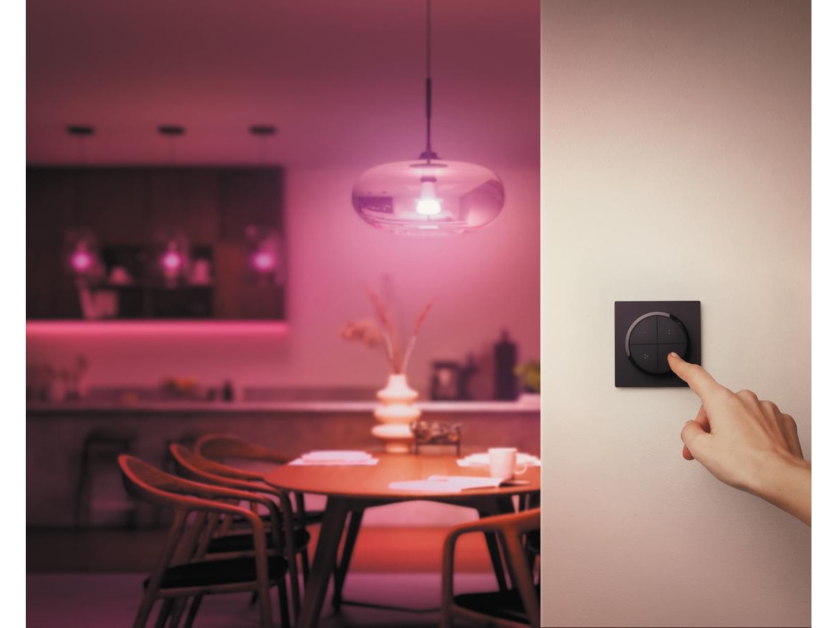 Philips Hue Tap dial switch (svart) Strömbrytare, dimmers & ljusstyrning