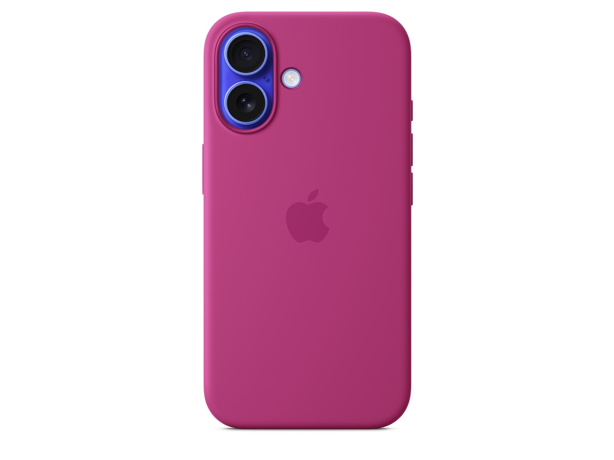 Apple iPhone 16 Silikonskal (lila fuchsia) Mobilskal