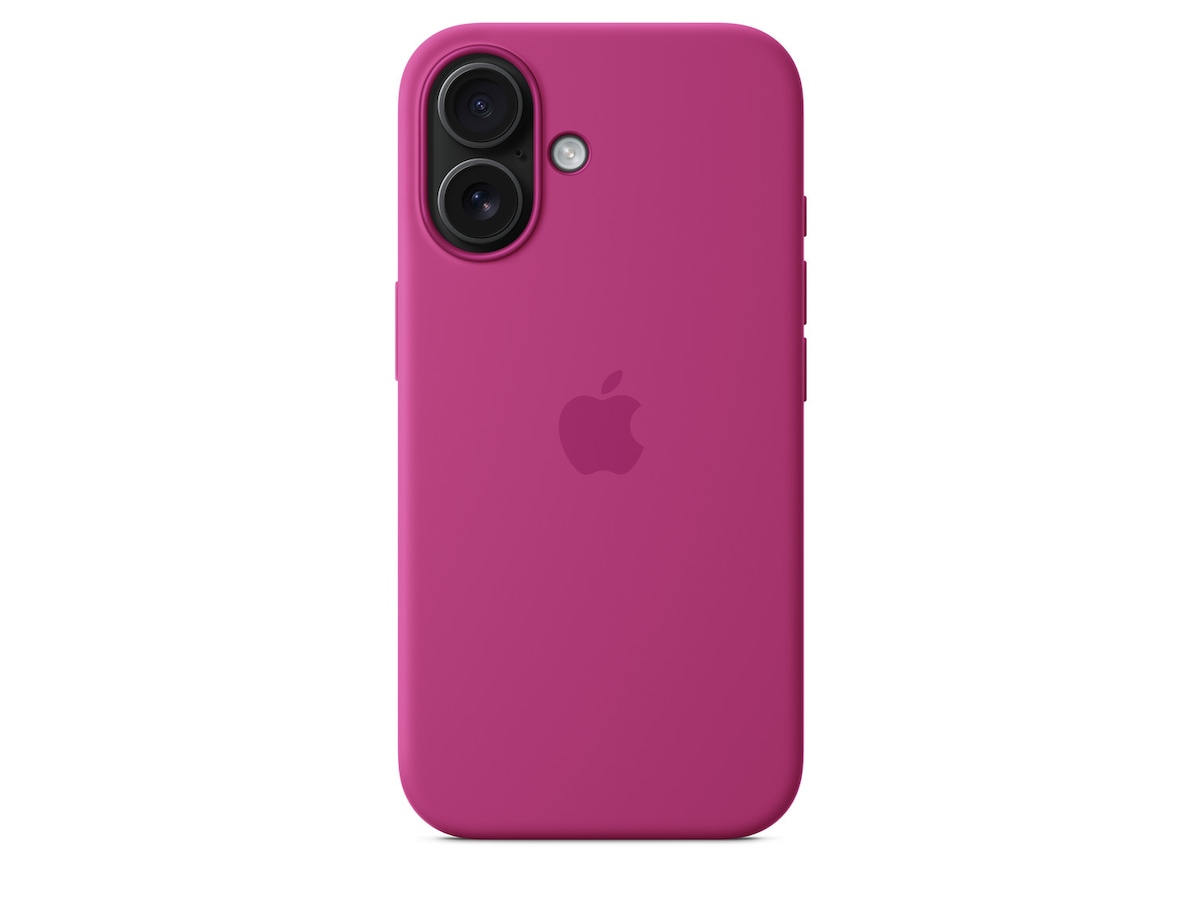 Apple iPhone 16 Silikonskal (lila fuchsia) Mobilskal