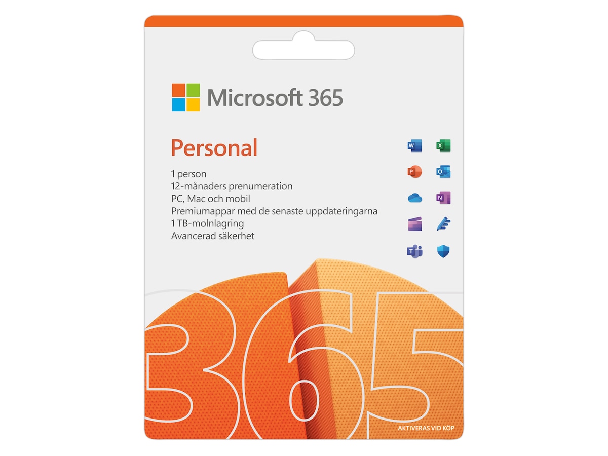 Microsoft 365 Personal Kontorsprogram