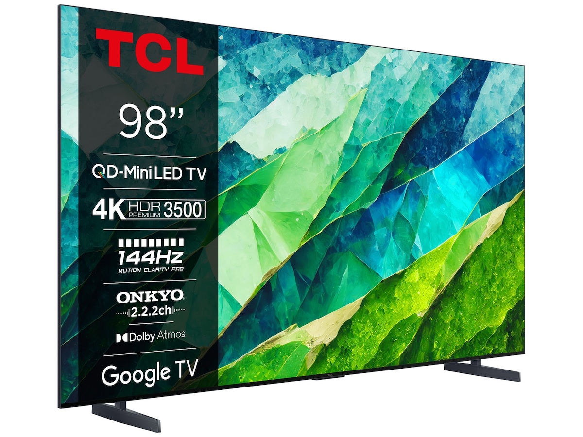 TCL 98" 98C855 QLED Pro 4K Google TV 144Hz TV